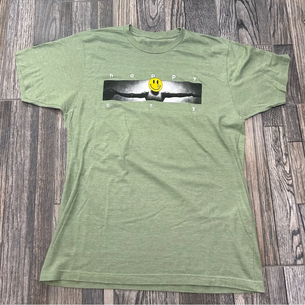 🔥🔥 OH IT'S TEDDY Boostgod Happy Cry‎ Graphic STREETWEAR T-Shirt Size M/L